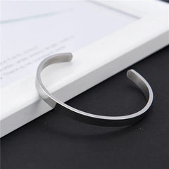 Stainless Steel Punk Bangle Bracelet