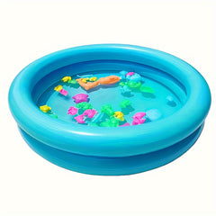 Compact Inflatable Swimming Pool Durable PVC Double Layer Round