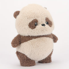 Adorable Brown Panda Plush Toy Soft Standable Stuffed Animal