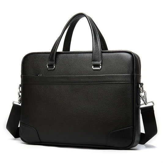 Genuine Leather Business Laptop Briefcase