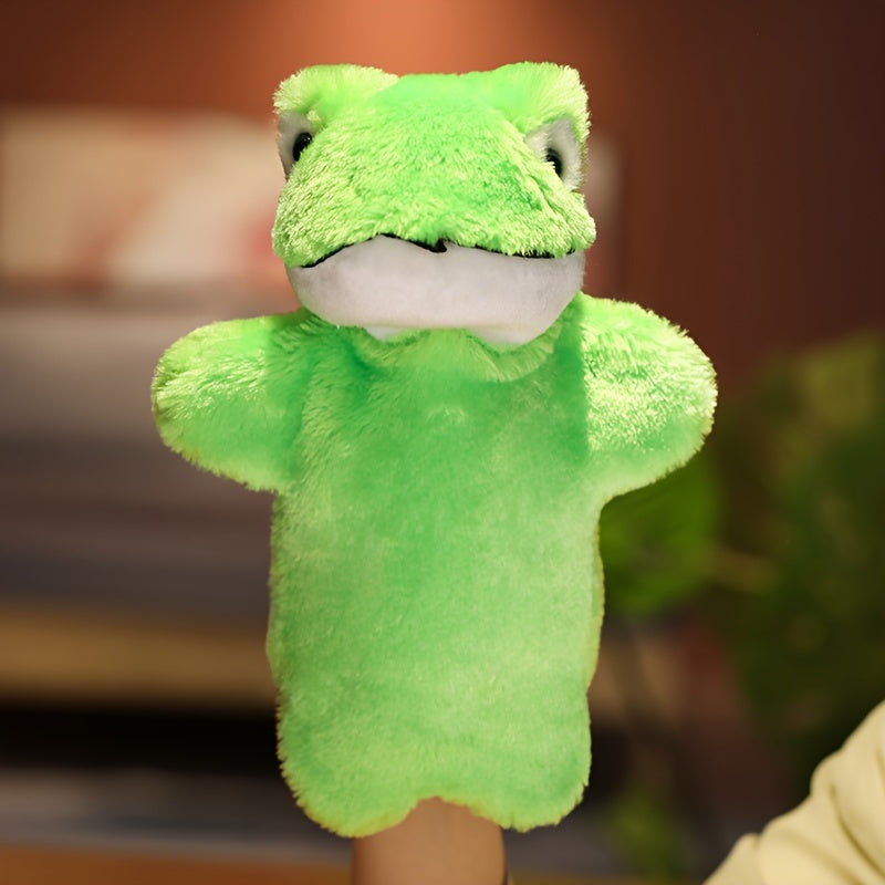 Cartoon Style Reptile Hand Puppets Set