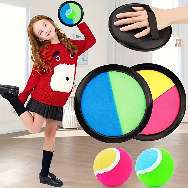 Beach Catch Ball Set with 2 Paddles and 1 Ball