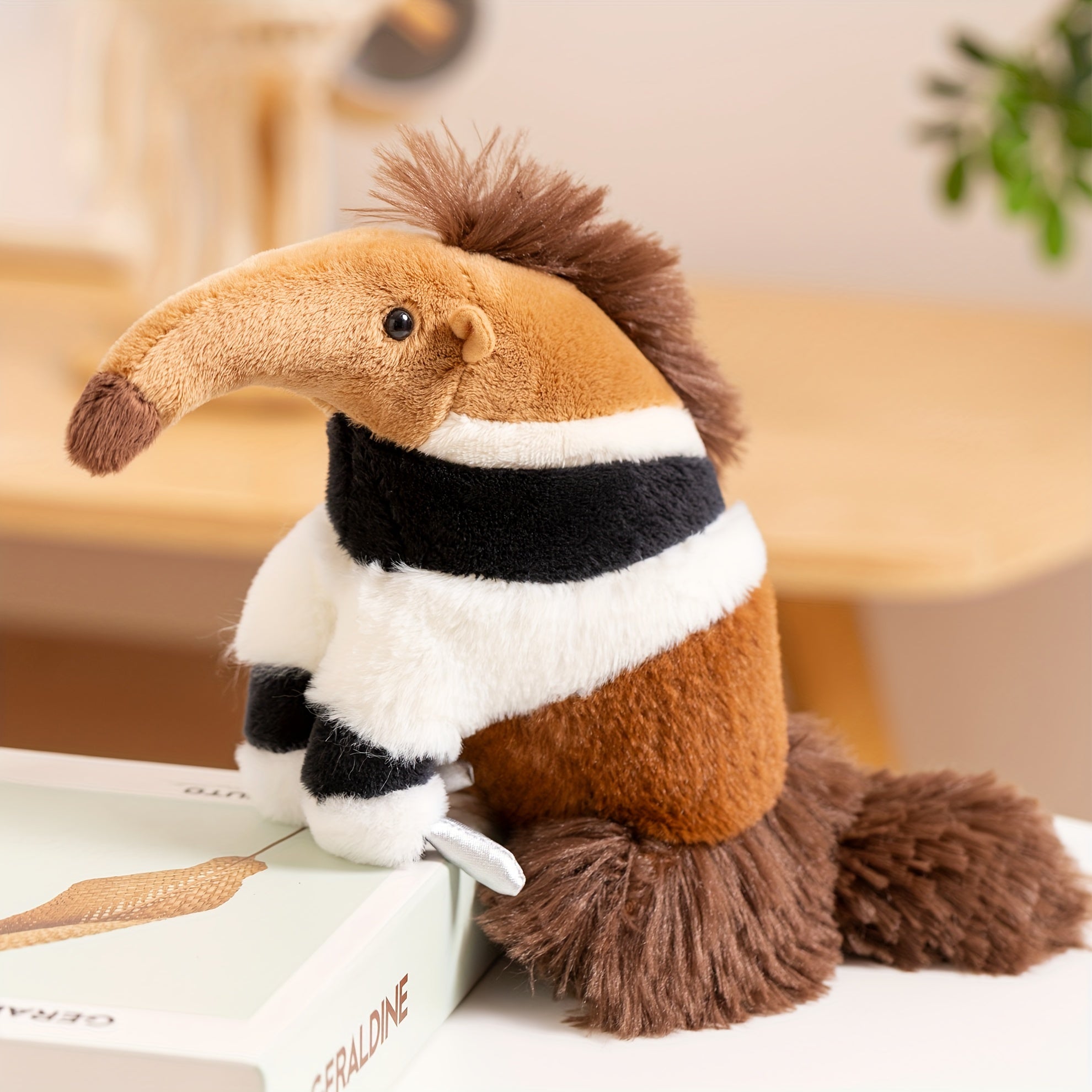 8in Anteater Plush Toy Soft Animal Doll Gift