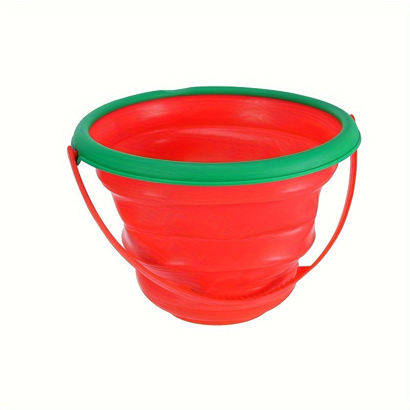 Kids' 5-Piece Beach Sand Toy Set with Bucket & Shovels - Durable PP Material