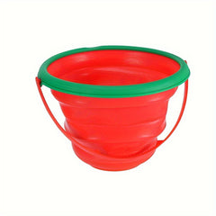 Kids' 5-Piece Beach Sand Toy Set with Bucket & Shovels - Durable PP Material