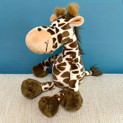 Realistic Plush Giraffe Toy for Kids 0-3 Years - Cuddly Stuffed Doll