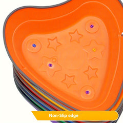 6pcs Colorful Love Treading Stone Set with Balance Blocks