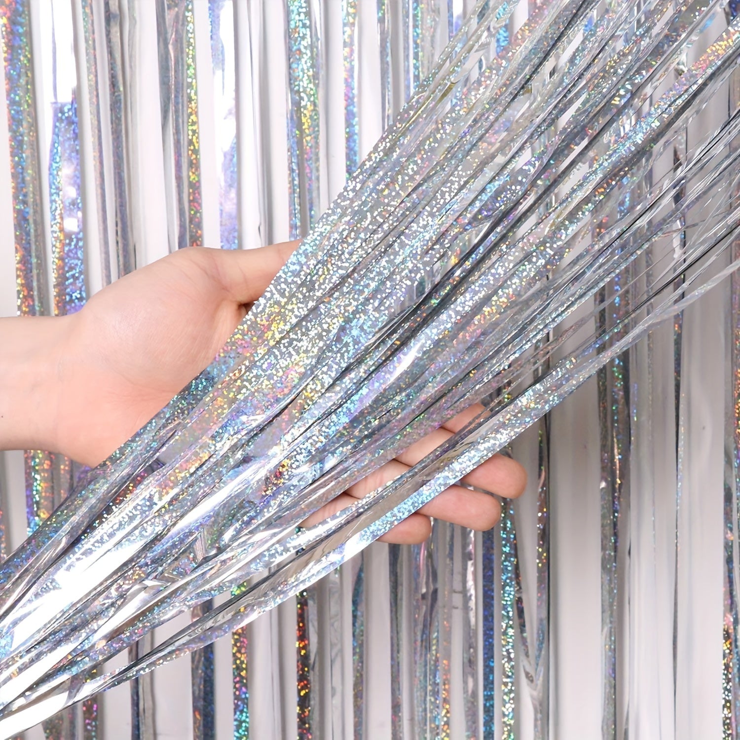 Rose Gold Tinsel Fringe Streamer - Glamorous Party Decor