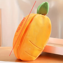 Bunny Plush Toy Transformable Carrot & Strawberry Soft Polyester Fabric