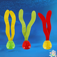 3 Pack Diving Swimming Toys Set Underwater Water Grass Toys