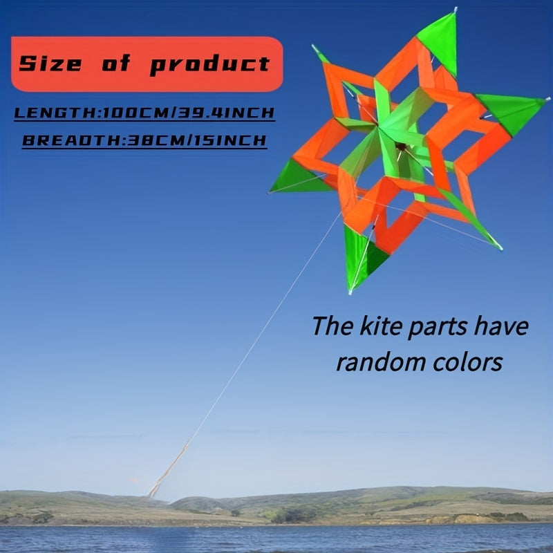 3D Lotus Kite Colorful Easy Fly for Beach & Park Fun