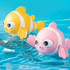 3 Packs Clown Fish Bathtub Toys for Kids Pool Christmas Random