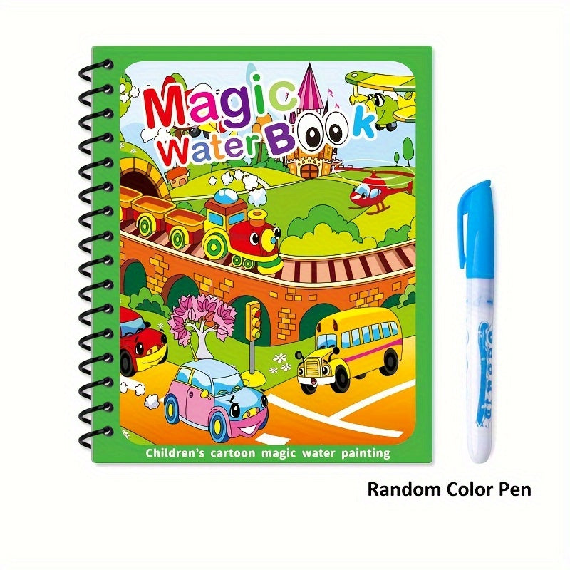 Magic Water Painting Book for Kids Reusable Educational Learning Toy
