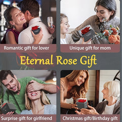 Rose Heart Pendant Necklace - I Love You Jewelry Gift