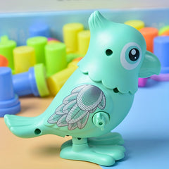 Jumping Parrot Educational Toy Chain Clockwork Small Animal