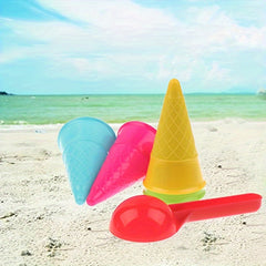 Beach Ice Cream Toy Set Plastic Cup Spoon Digging Tool