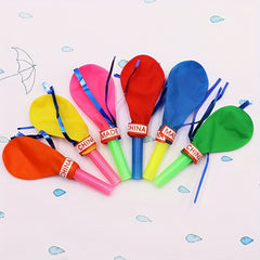 50pcs Metallic Whistle Balloons Fringed Assorted Colors for Parties & Outdoor