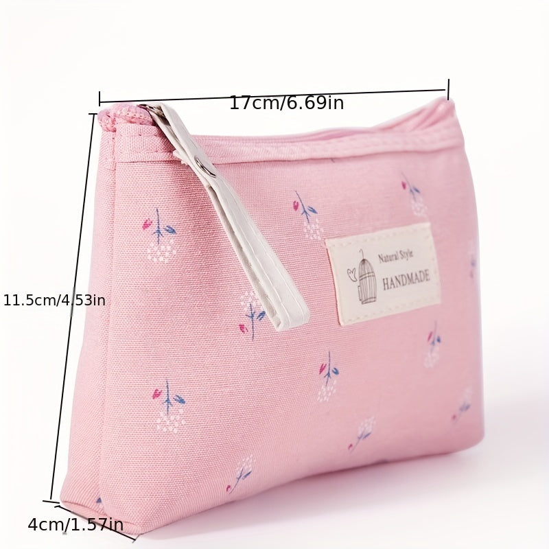 Waterproof Printed Makeup Bag Small Zipper Wash Bag