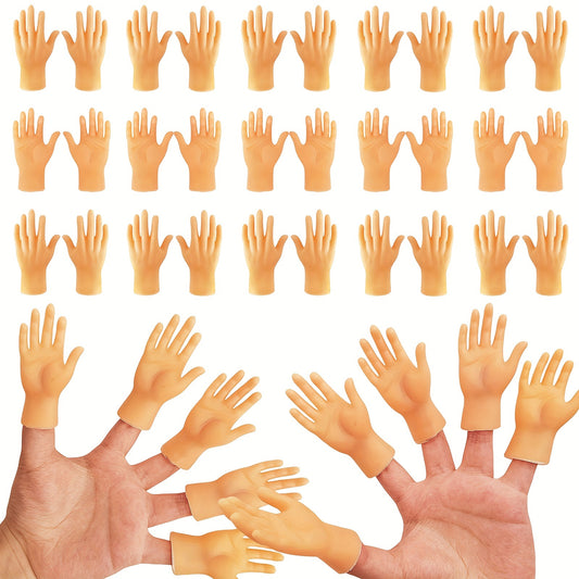 30pcs Realistic Finger Puppets for Performance, Prank, Party Favor