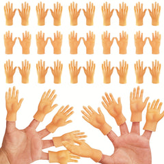 30pcs Realistic Finger Puppets for Performance, Prank, Party Favor