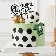 Basketball Football Theme Party Cupcake Cake Topper