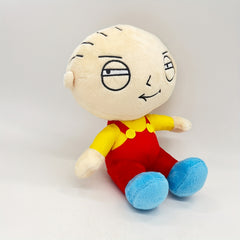 Oval Head Doll In Overalls Plush Doll
