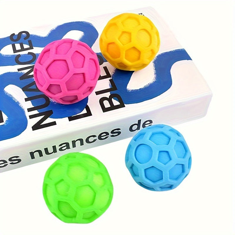 Stress Relief Squishy Balls TPR Soft Rubber Squishies Non-Toxic Slow Bounce Toys