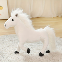 Horse Plush Toy Simulation Pony Doll Soft Stuffed Animal