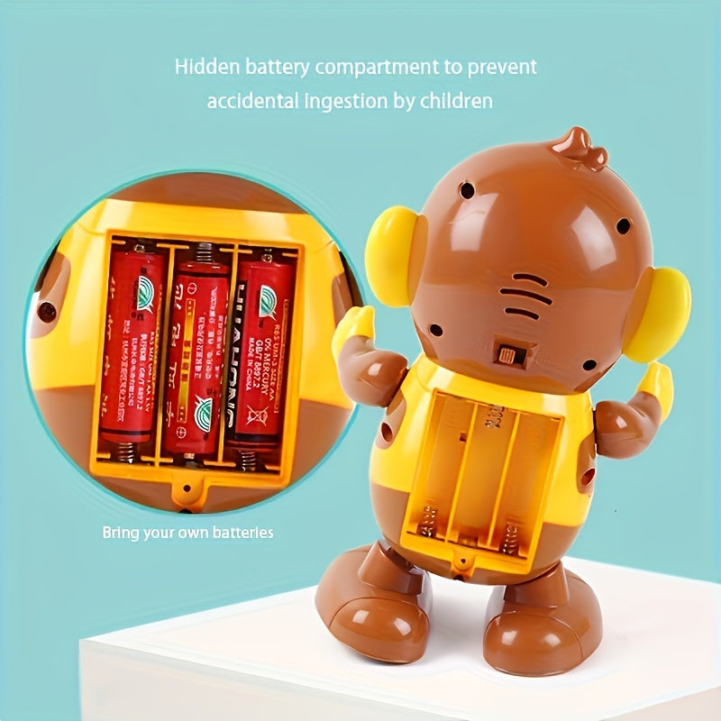 Interactive Dancing Monkey Toy with Music & Lights Swing Walk Nod