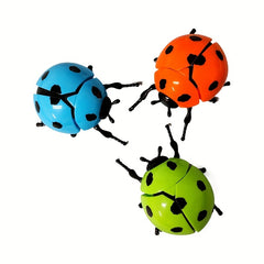 Wind Up Ladybug Moving Wings Insect Playmate Ideal Birthday Present