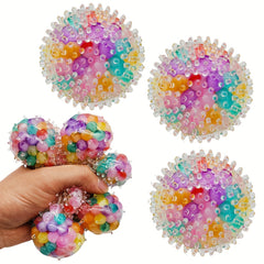 Colorful Water Bead Squeeze Ball Fidget Toy for Focus Enhancement
