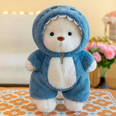 Bear Doll Joint Movable Plush Toy Stuffed Animal Home Decoration Gift