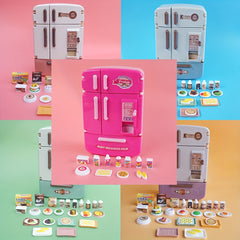 Home Kitchen Toy Set with Double Door Refrigerator