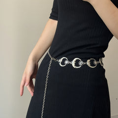 Vintage Style Moon Waist Chain Belt