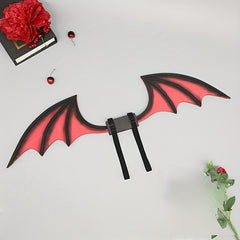 Bat Ears Headband Faux Fur Cosplay Accessory for Halloween Party