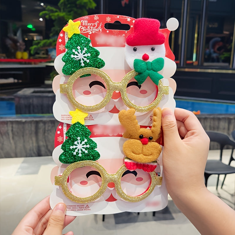 Christmas Party Glasses Frames - Holiday Themed Eyewear for All Ages