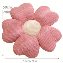 Plush Flower Pillow for Kids Bedroom Decor and Window Seating