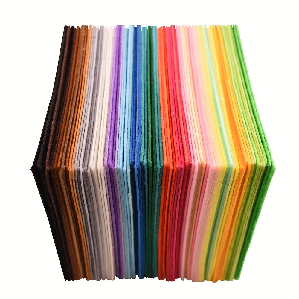 40pcs 1mm Nonwoven Felt Fabric for Home Decoration Sewing Dolls