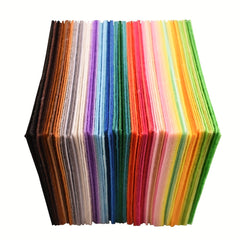40pcs 1mm Nonwoven Felt Fabric for Home Decoration Sewing Dolls