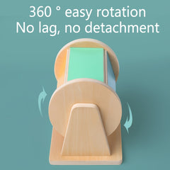 Educational Toy Set with Drum Rainbow Cloth Balls & Wooden Puzzle