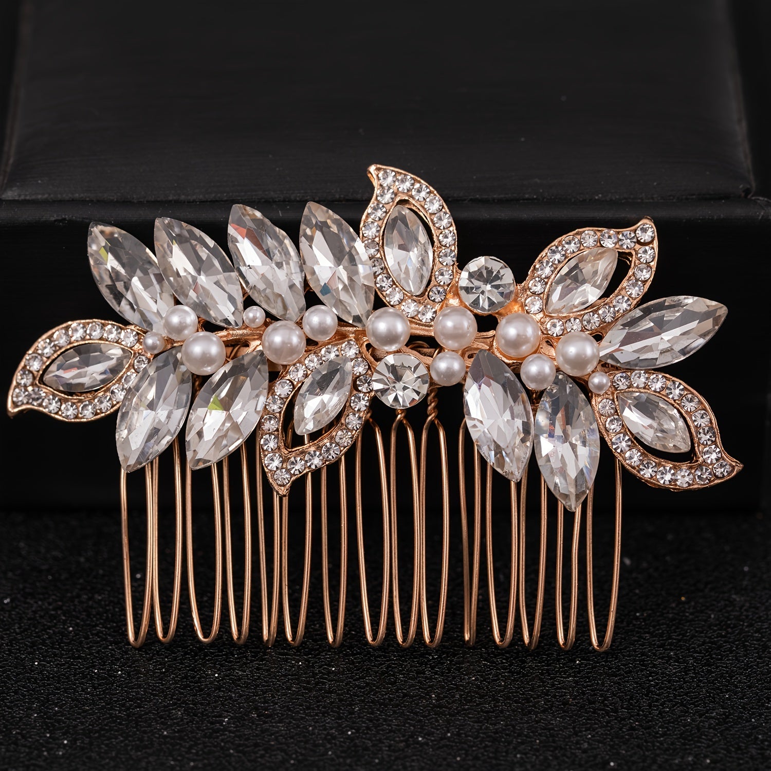 Bridal Wedding Hair Comb Rhinestone Crystal