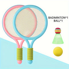 GIRLA Kids' Racket Set for Fun Indoor Outdoor Play with Ball