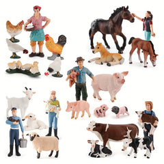 Fantarea Farm Playset PVC Figurines Eco Friendly Learning