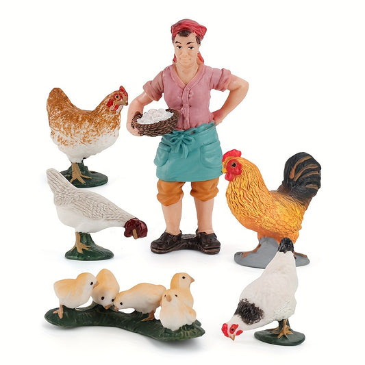 Fantarea Farm Playset PVC Figurines Eco Friendly Learning