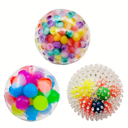 3pcs Water Beads Squeeze Balls Fidget Toys