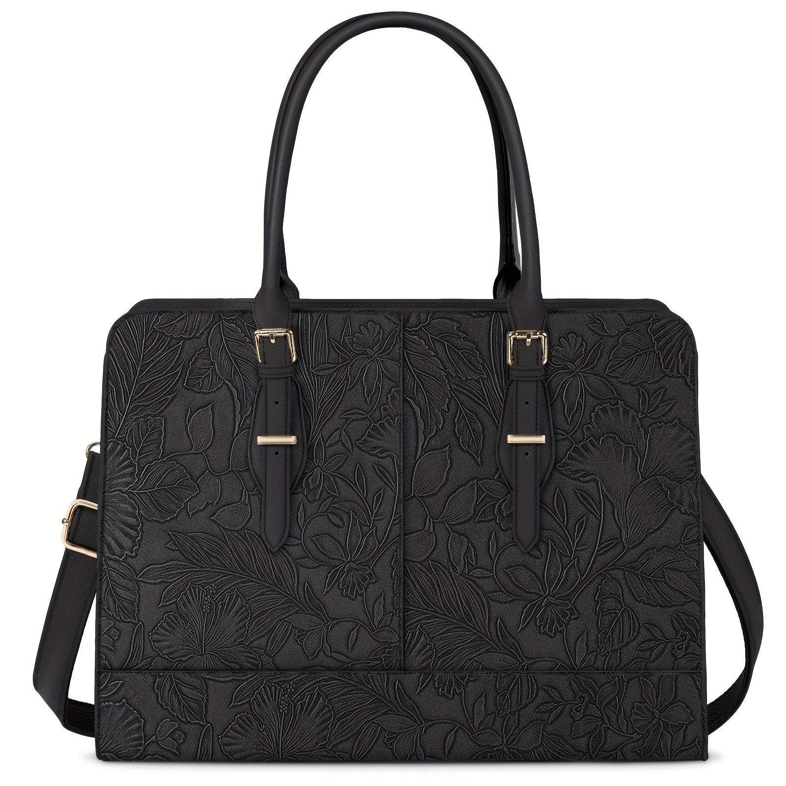 Waterproof PU Leather Laptop Work Bag for Women