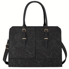 Waterproof PU Leather Laptop Work Bag for Women