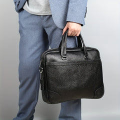 Genuine Leather Business Laptop Briefcase