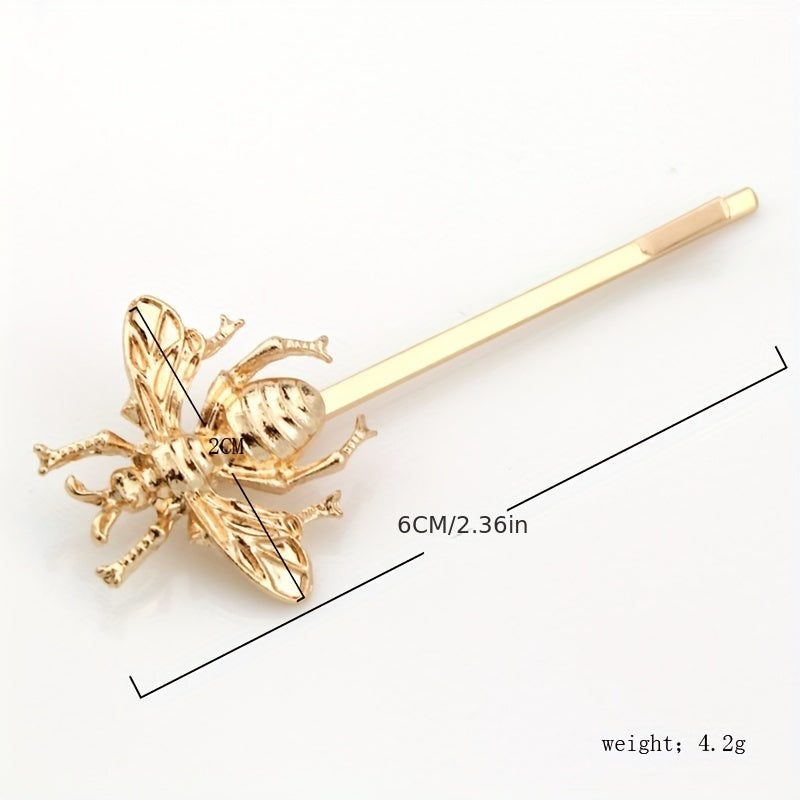 Bohemian Insect Hair Clips Set - Fashionable Hair Accessories