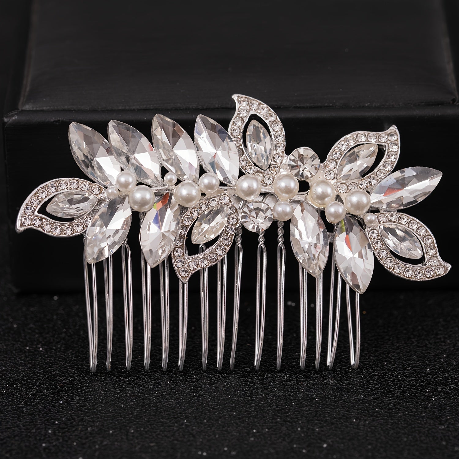 Bridal Wedding Hair Comb Rhinestone Crystal